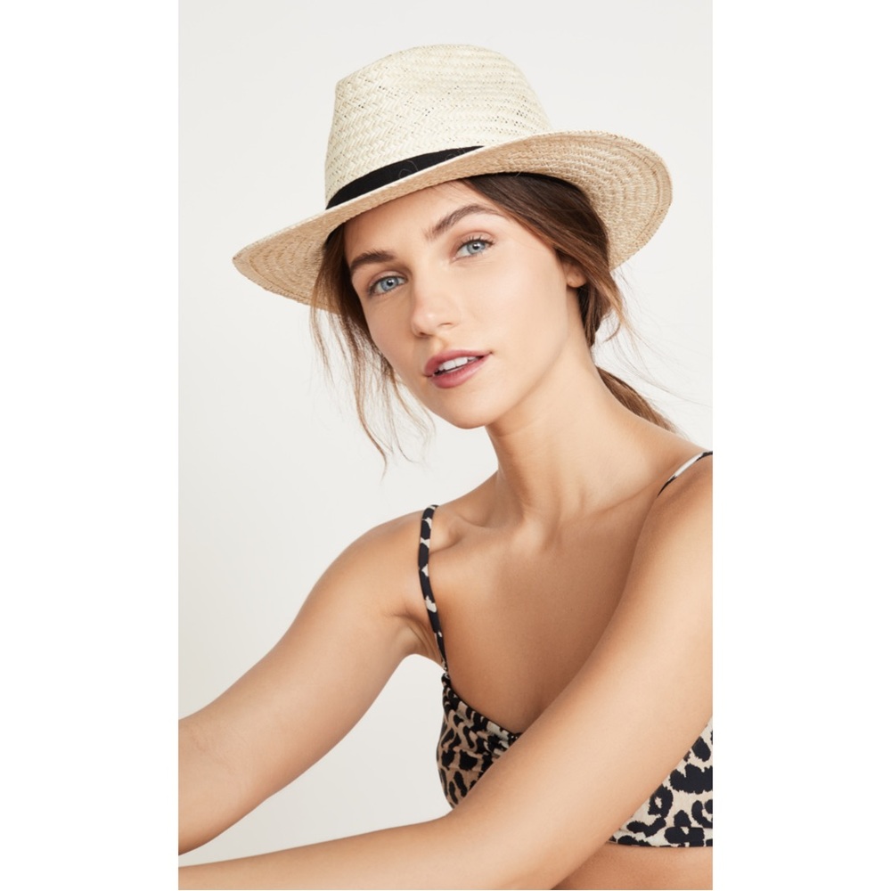 BRIXTON | NWOT Lera III Fedora in Natural, Size Medium